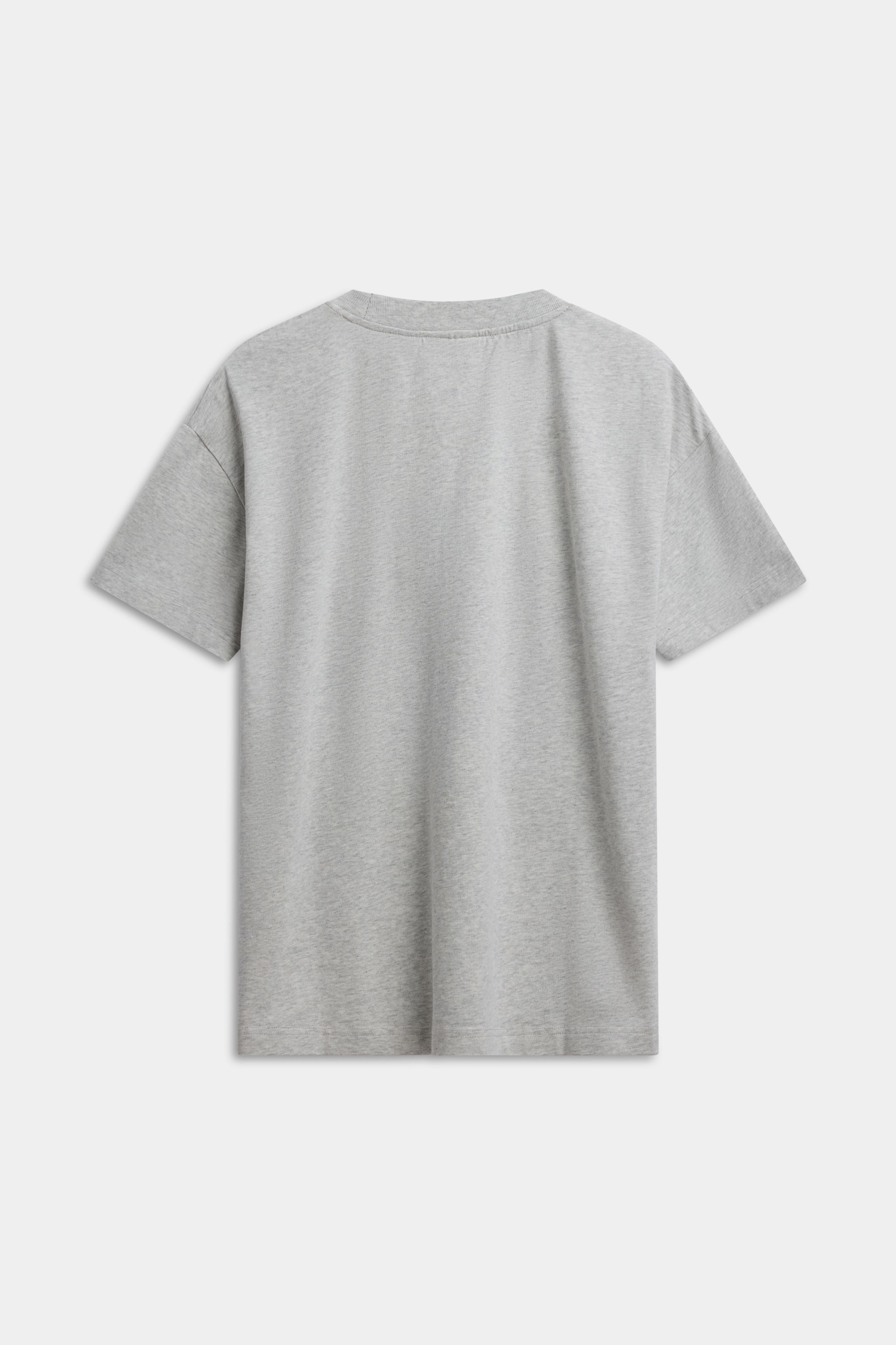 M. Racquet Club Cotton T-Shirt - Grey Melange